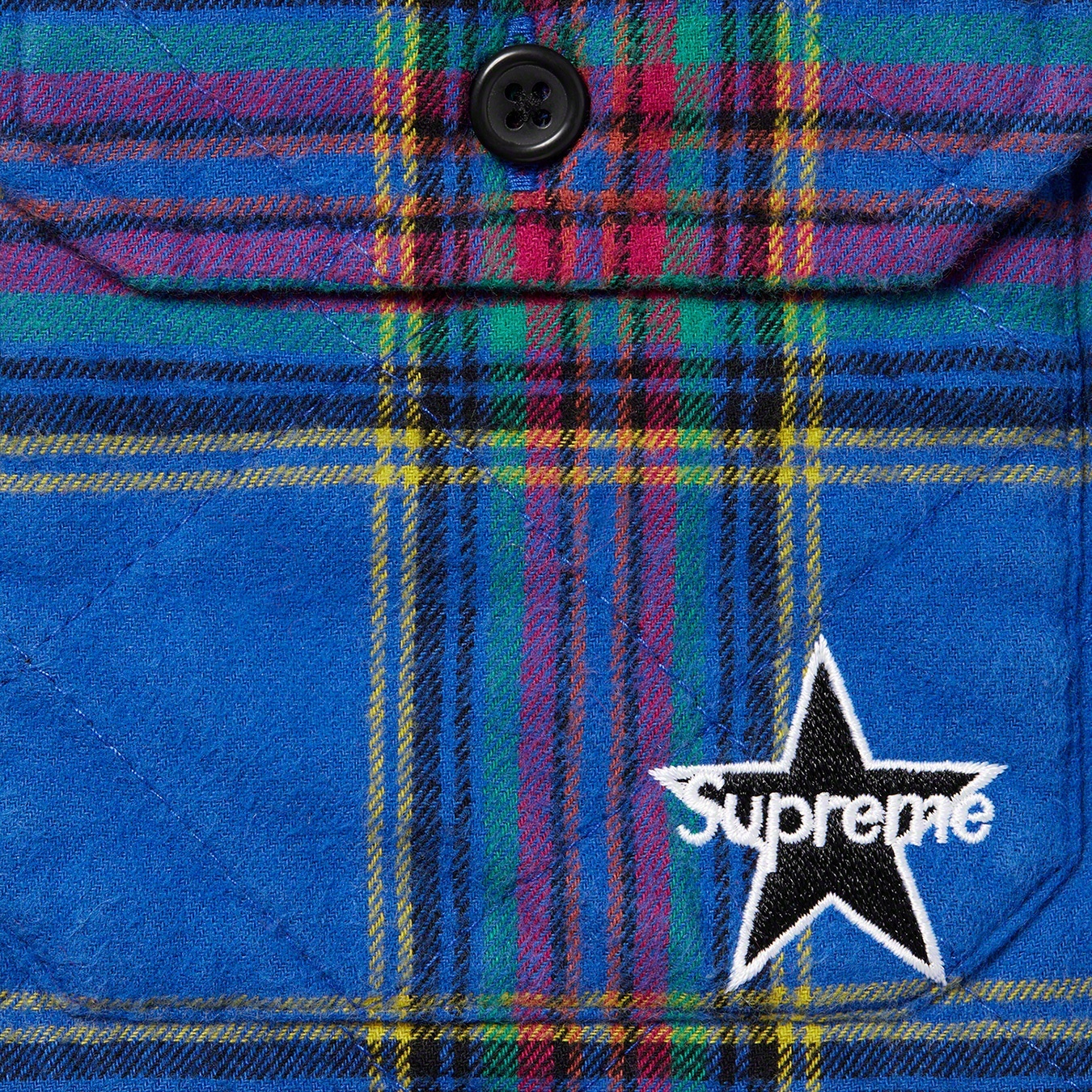 Quilted Plaid Flannel Shirt view 4